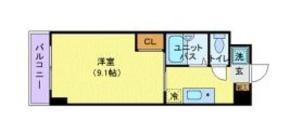 本厚木駅 徒歩5分 4階の物件間取画像